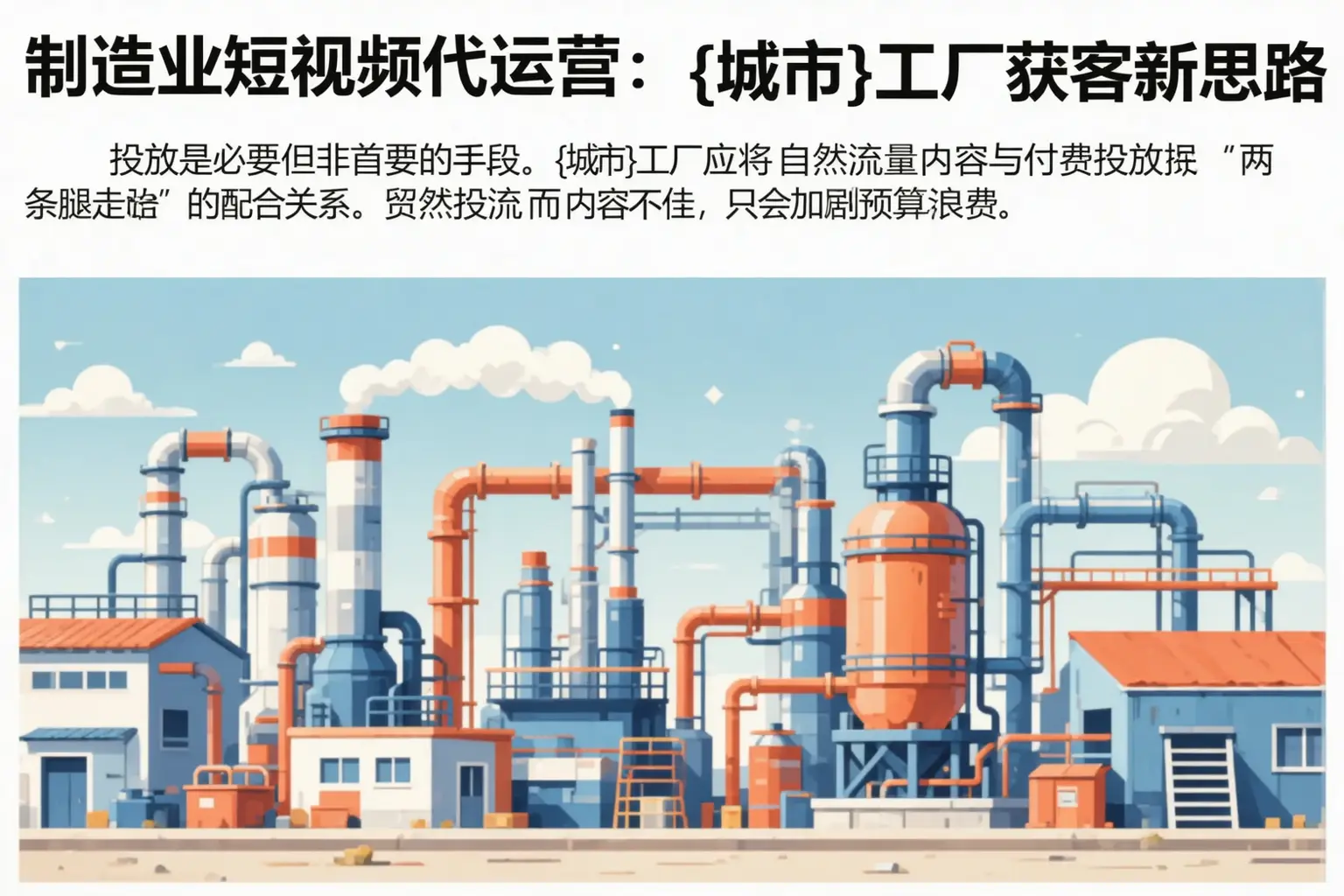 制造业短视频代运营:莆田工厂获客新思路