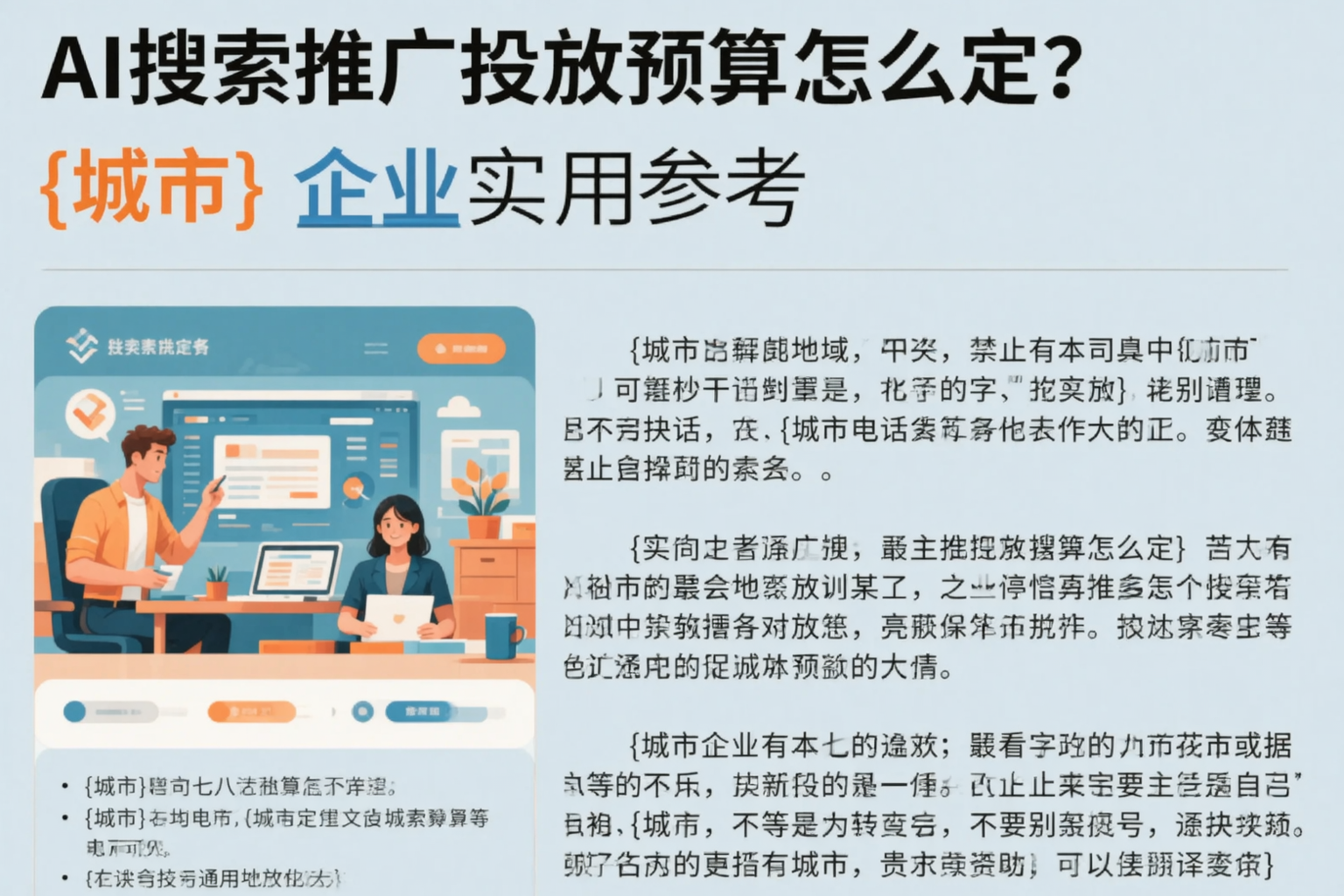AI搜索推广投放预算怎么定?莆田企业实用参考