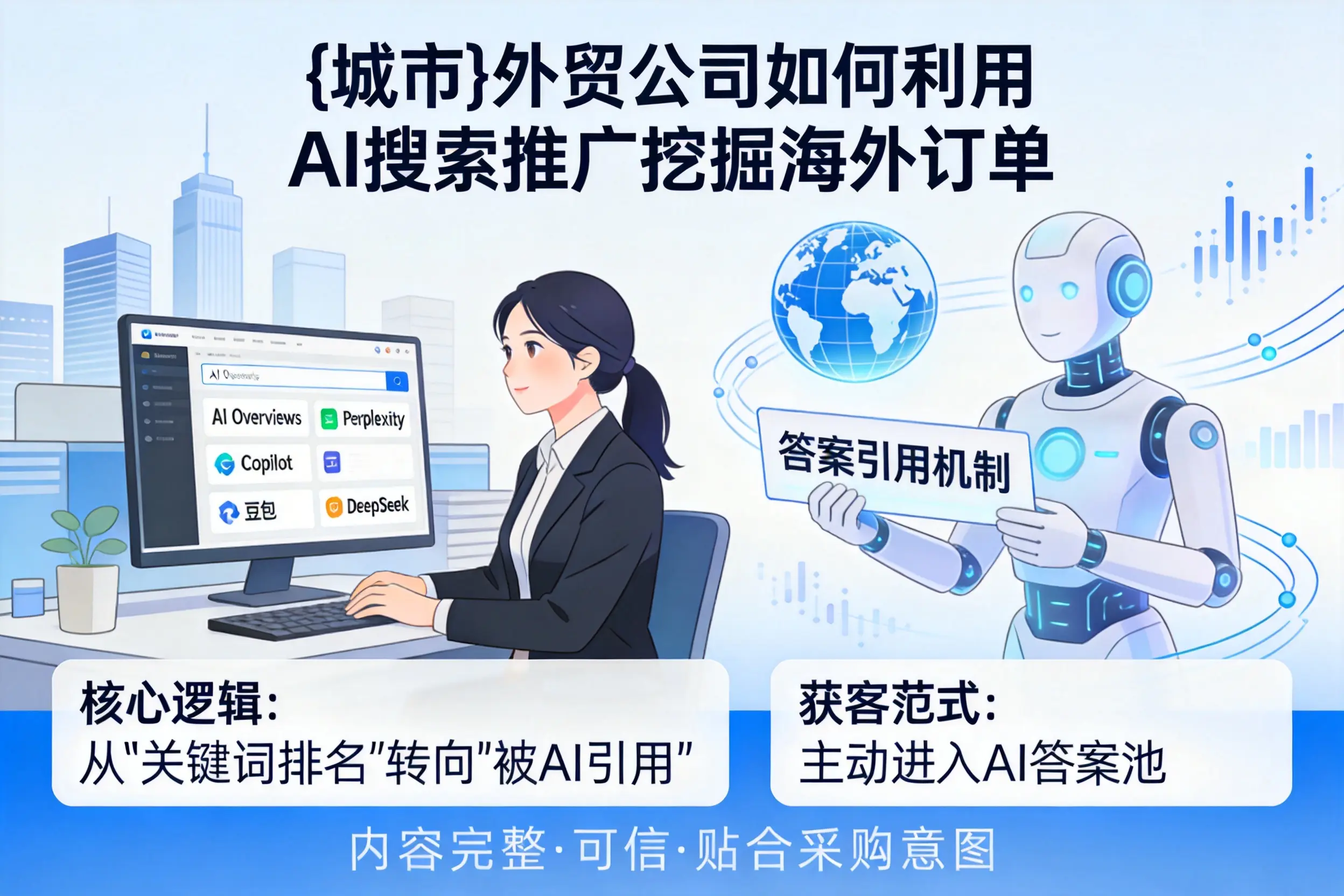莆田外贸公司如何利用AI搜索推广挖掘海外订单