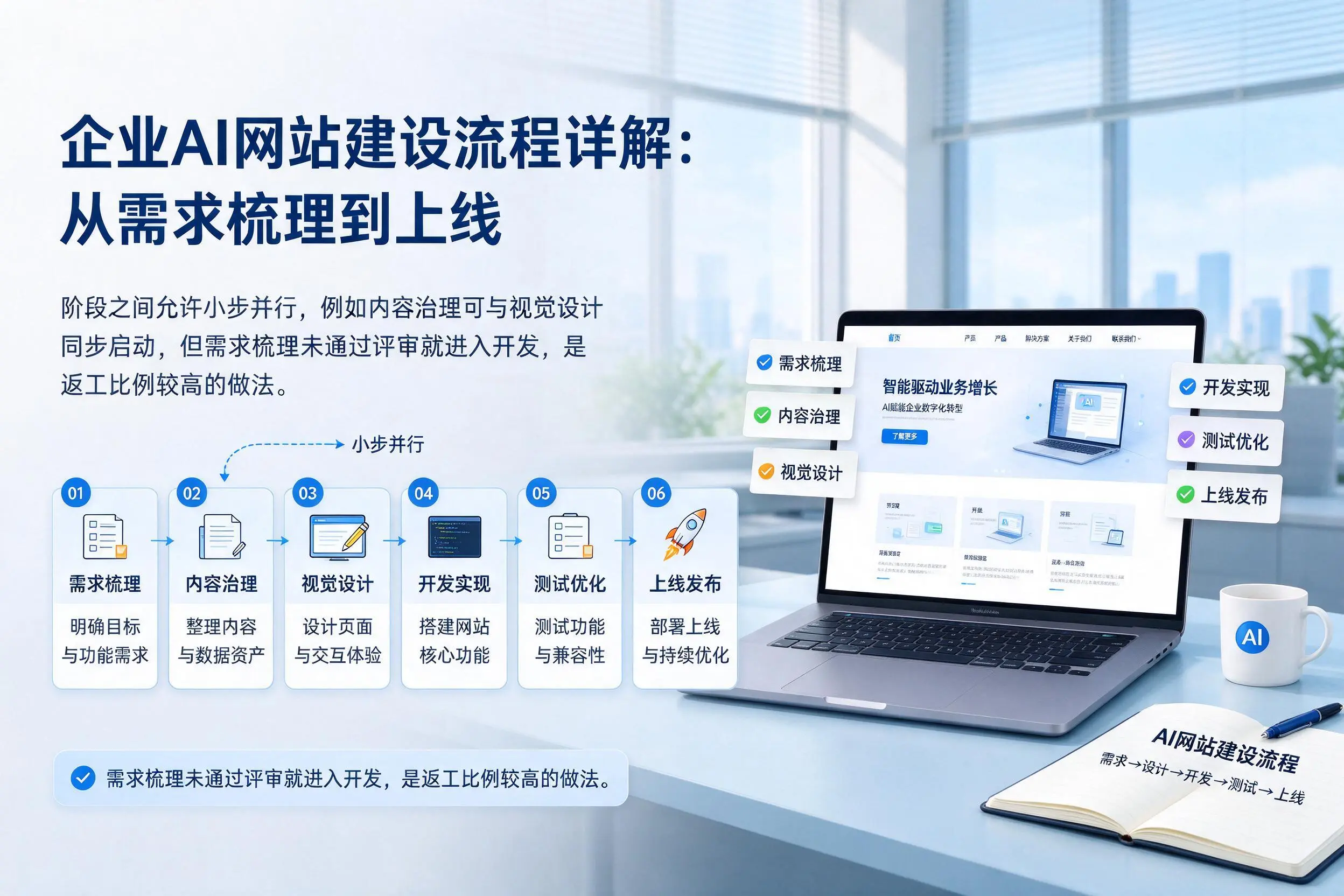莆田企业AI网站建设流程详解：从需求梳理到上线